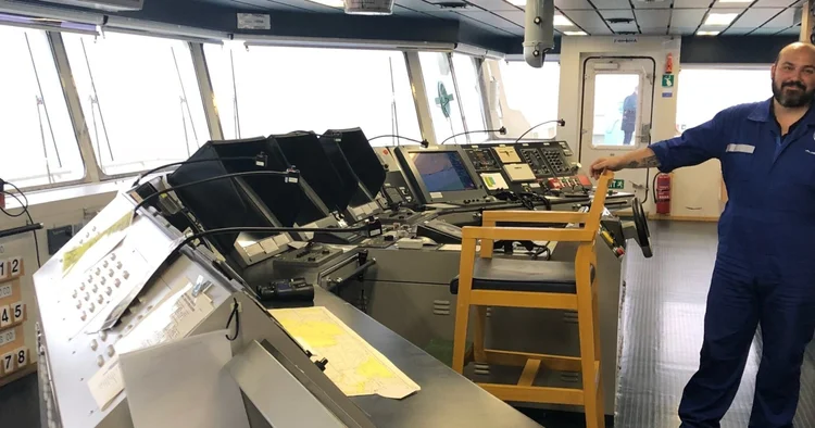 Research onboard a cargo vessel